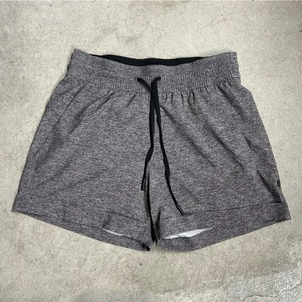 Lululemon Spring Break Away Short 4-way Stretch 3" Heather Lux Multi Black Sz 2 - Image 2