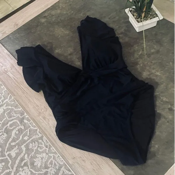 Blooming Jelly Tummy Control One Piece Full Coverage Plus Size  Retro Ru… - Image 7
