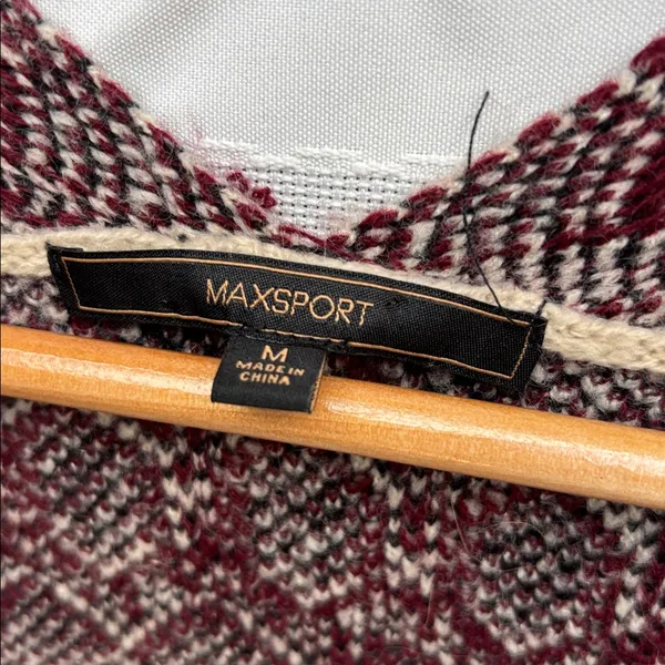 MAX Sport Embroidered Knit Embroidered Longline Cardigan M Boho Western Cowboy - Image 11