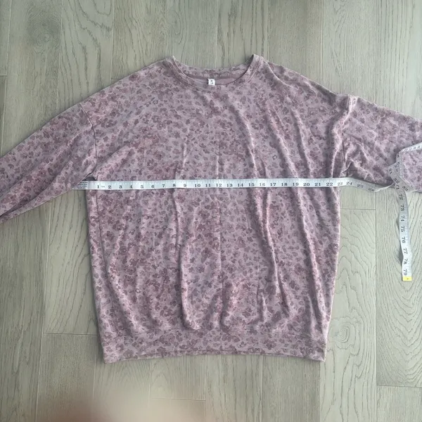 Athleta Studio to Street Pullover Sweatshirt Large Pink - Image 6