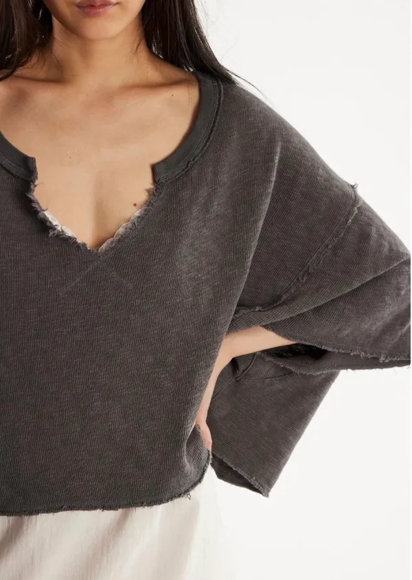 FREE PEOPLE We The Free After Midnight Tee PULLOVER TOP - Image 2