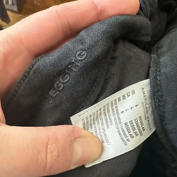 American Eagle black destroyed normcore 4 jeggings - Image 2