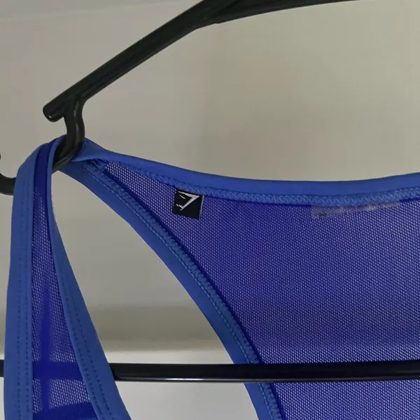 Gymshark Blue Racerback top - Image 2