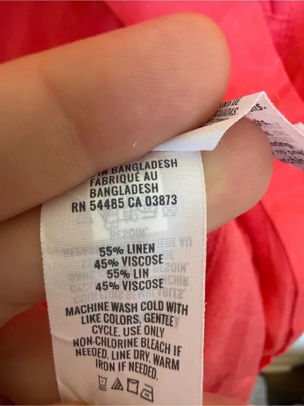 NWOT Aerie Linen Blend Cover Up Top Medium - Image 5