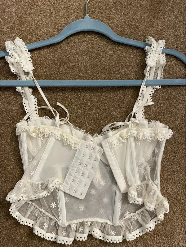 Corset top White - Image 2