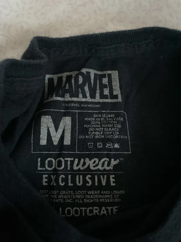 Marvel loot wear black panther short sleeve Tshirt - Image 4