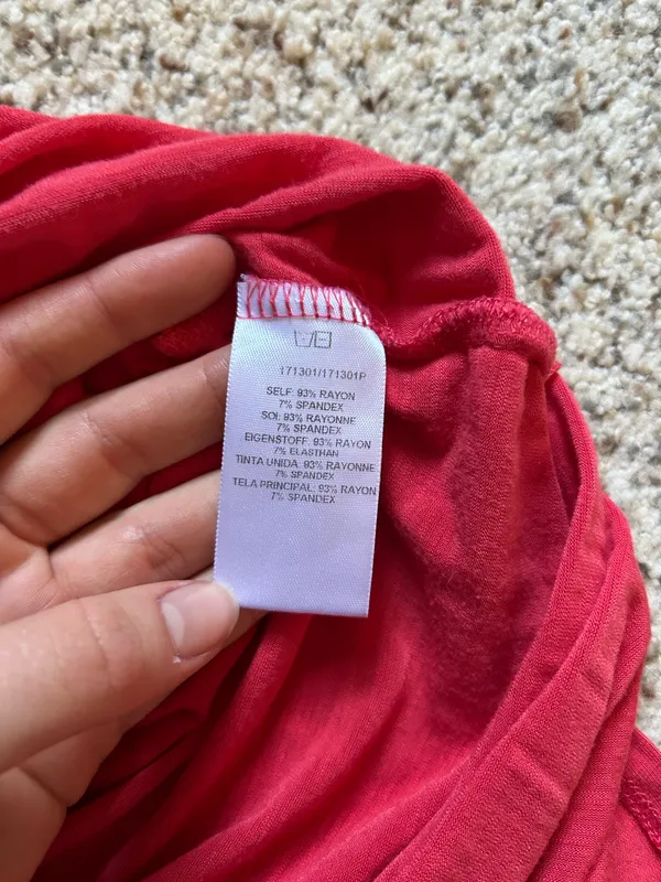 Red Slip Dress Size XS - Image 2