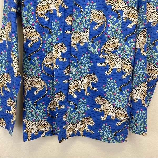 Printfresh Bagheera Men's Long Sleep Shirt Sapphire‎ Size XS - Image 6