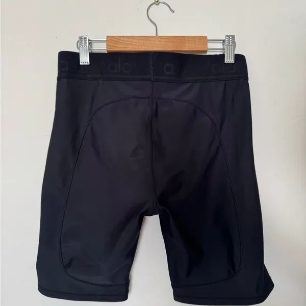 Alo Black Workout Shorts - Image 3