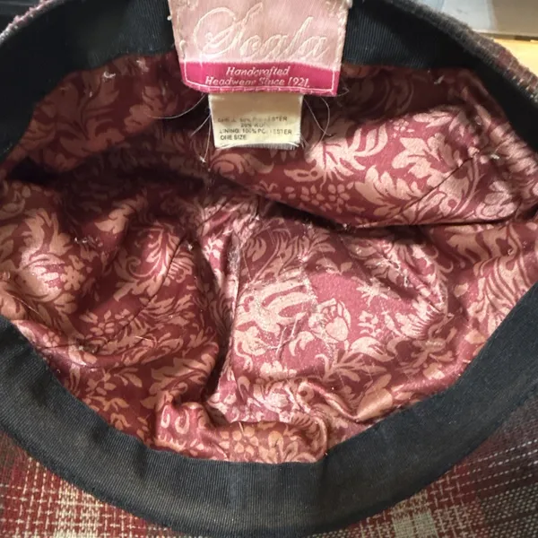 Women's Vintage Scale Newsboy Page Wool Blend Cap One Size‎ - Image 3