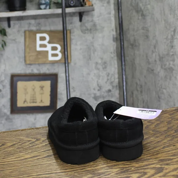NWT Stars Above Womens Amira Suede Clog Slippers 88498483 Black 5M - Image 8