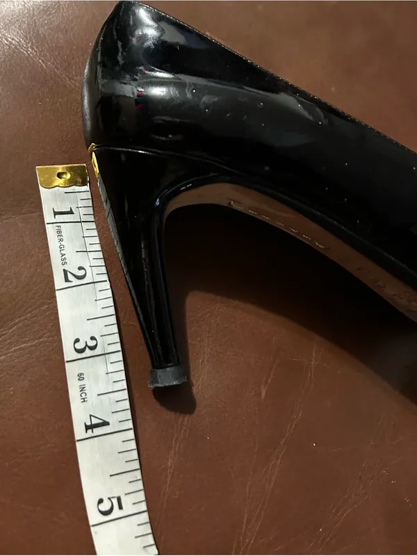 Michael Kors Black Patent Leather Round Toe Pumps 8M - Image 12