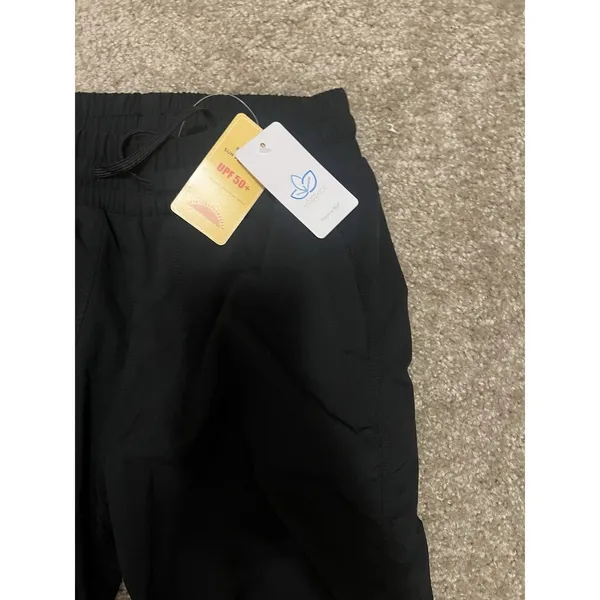 Yogipace Women's Lightweight Studio Pants XS Black NEW WITH TAGS shorter Inseam - Image 7