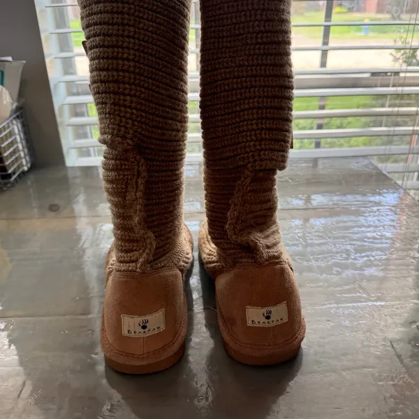 Bearpaw Tan Anastaia Boots Sz 9 - Image 7