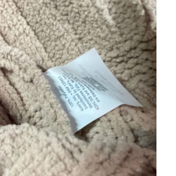 SO Women XXL Tan Brown Cable Knit Chenille Sweater Crewneck Oversized Cozy - Image 4