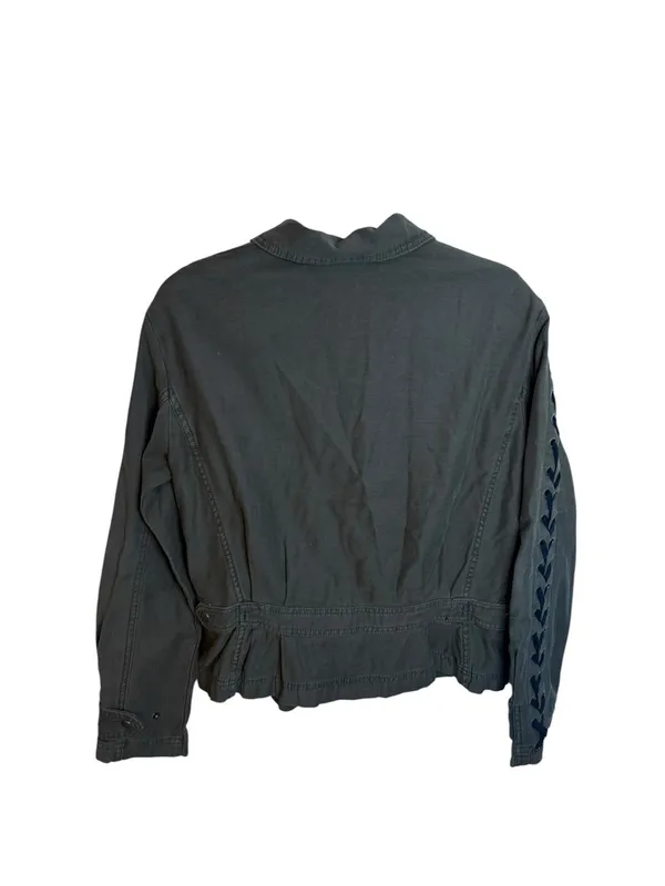 Free People Faye Military Lace Up Army Jacket - Image 4