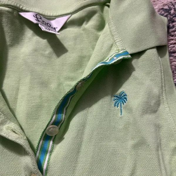 Lilly Pulitzer vintage‎ green tank top M - Image 5