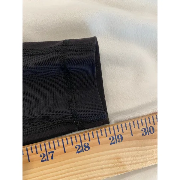 Lululemon High Rise Wunder Under Leggings Mesh Black Size 2 Limited Edition - Image 11