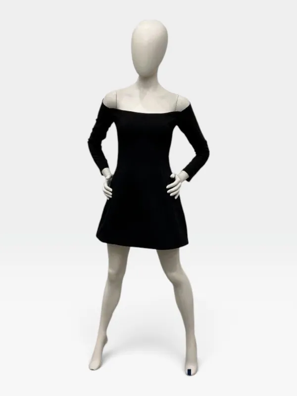 Bardot Nadene Hourglass Black Off Shoulder Mini Cocktail Dress Size 4 NWT - Image 7