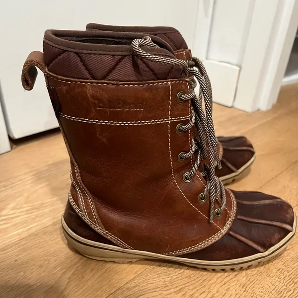 LL Bean bar harbor tek 2.5 duck boot 301344 Brown Size 6.5 - Image 2
