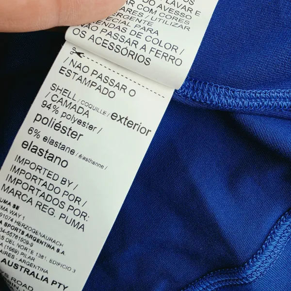 Puma NWT -876 Rotation 1/4 Zip Mazarine Blue Long Sleeve Top 577943-19 Size‎ L - Image 7
