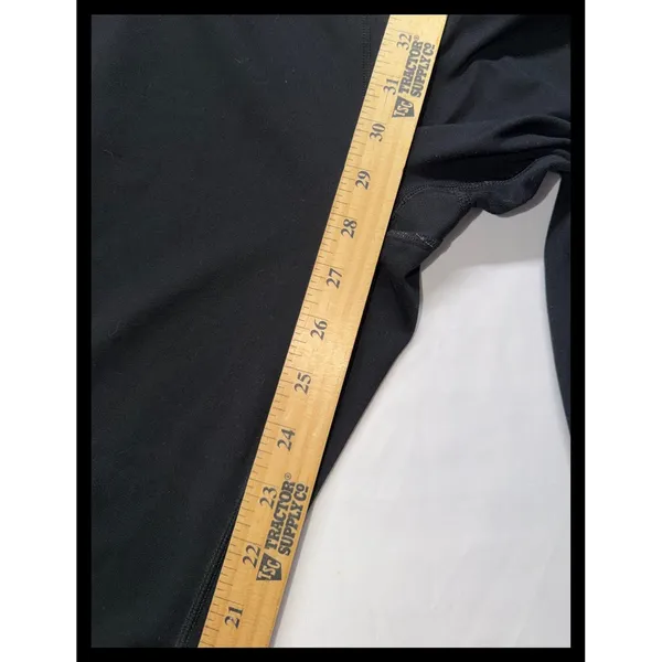 90 Degree by Reflex Flare Pants Womens L Black Chelsea Side Slit 7/8‎ Yoga - Image 6