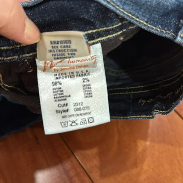 Citizens Of Humanity 'Paloma 088 Stretch Low Waist Blue Flare‎ Wide Leg Jeans 27 - Image 9