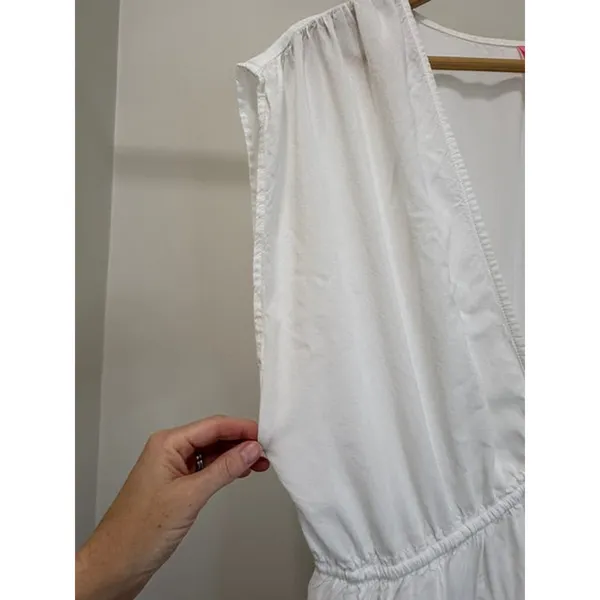 Victoria’s Secret White Deep V‑Neck Cover‑Up Maxi Dress Size XL - Image 4