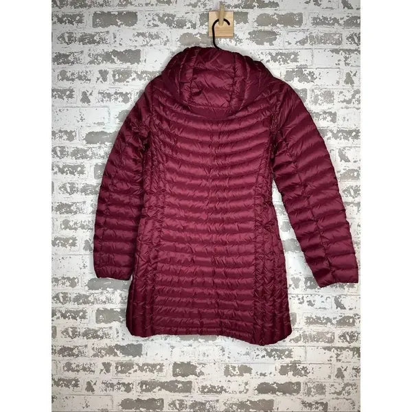 32° heat | women maroon down filled jacket - Image 5