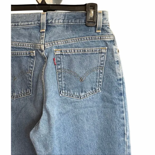 The Vintage Twin Levis‎ 550 Relaxed Fit Jeans Tapered Leg Size 6 - Image 8