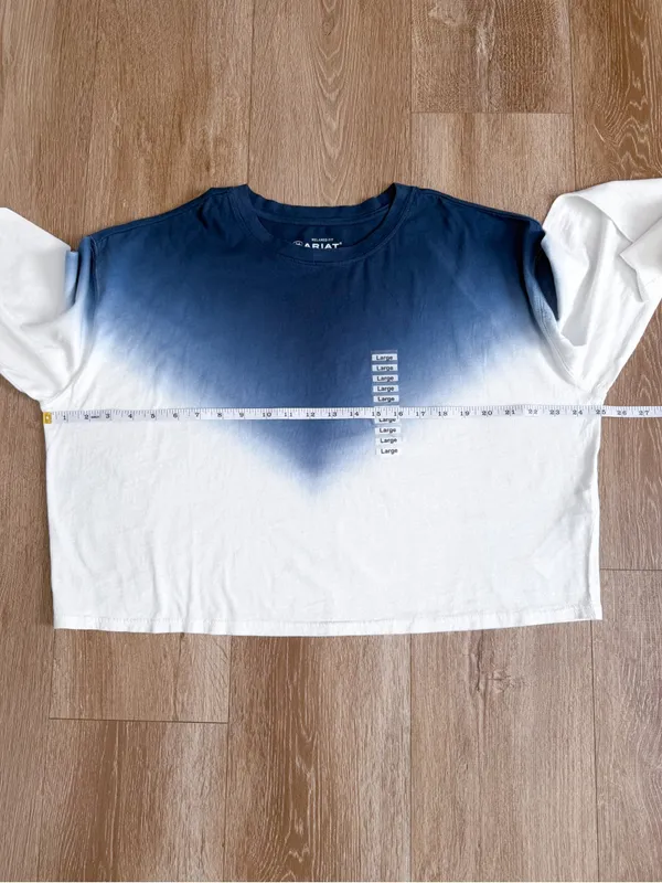 NEW Ariat Howdy Ombre Top Size Large - Image 9