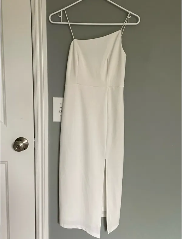 Hello Molly Dress Midi White - Image 2