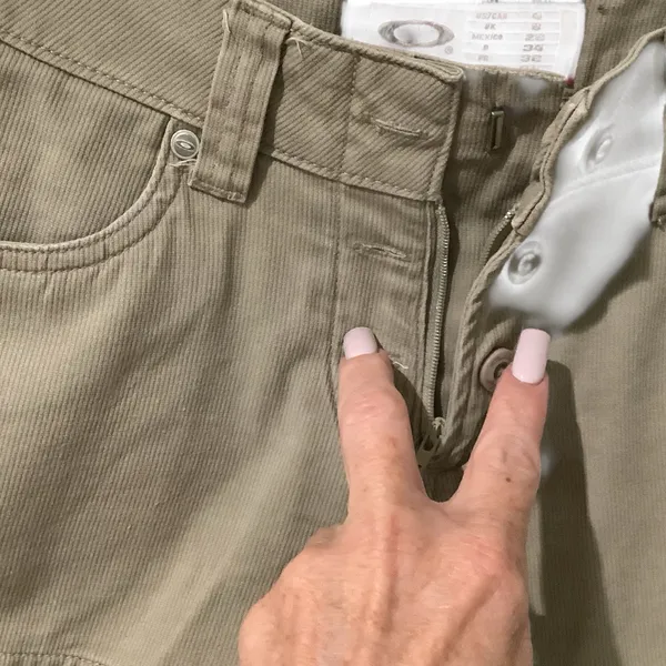Oakley Women's Cargo Shorts in Tan - Image 7
