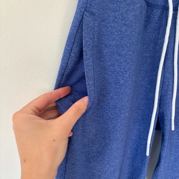NVGTN Blue Joggers Drawstring Waist Athleisure Workout Gym Sporty Active Wear - Image 5
