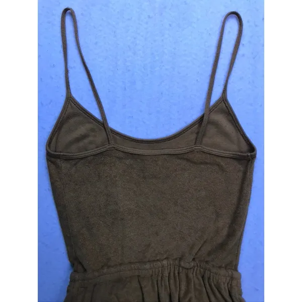 OFFLINE by Aerie Jumpsuit Women XS Brown Terry Cloth Wide Leg Loungewear - Image 11
