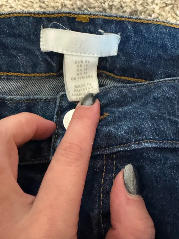 H&M Straight Jeans High-Waisted - Image 3