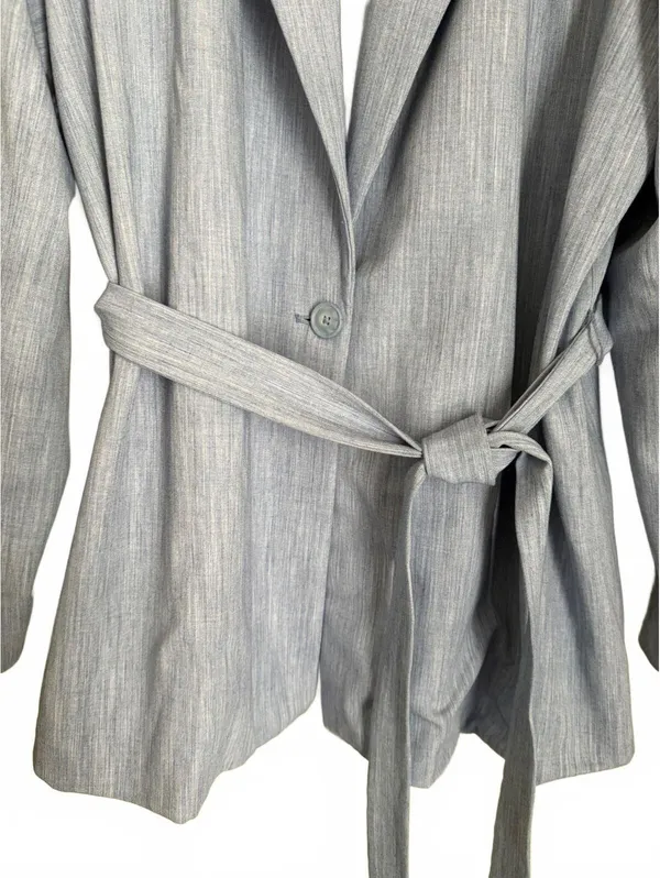 Nine West Women's Blazer Jacket Size XXL Blue Classic City Chic Office Work - Image 6