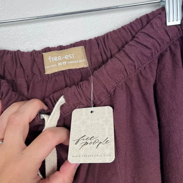 Free People Free-Est Women's Coastal Ease Brown Skirt NWT Sz XS - Image 6