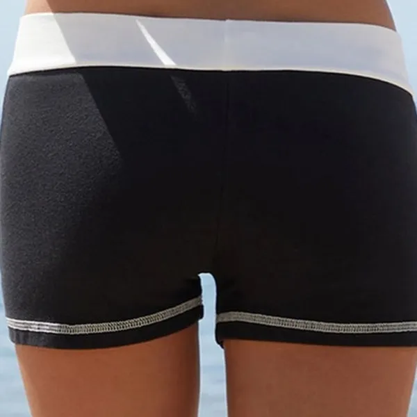Brandy Melville Black & White Madelyn Contrast Lounge Shorts one size - Image 4
