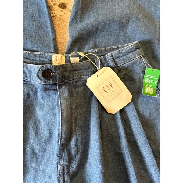 DOEN x GAP NEW High Waisted Wide Leg Denim Trousers‎ SIze 6/28 - Image 3