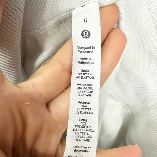 Lululemon Dance Studio Lined Mid Rise Jogger Size 6 Full Length Bone Swift - Image 6