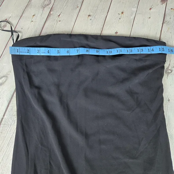 Lulus Rawya Black Strapless Maxi Dress DJ1566 Size M NWT - Image 9