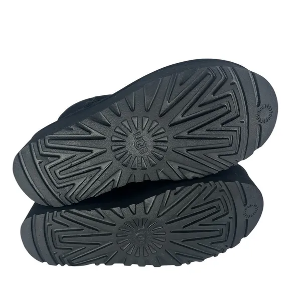 UGG Classic Ultra Mini Platform Boots Black Suede Size‎ 6 - Image 12