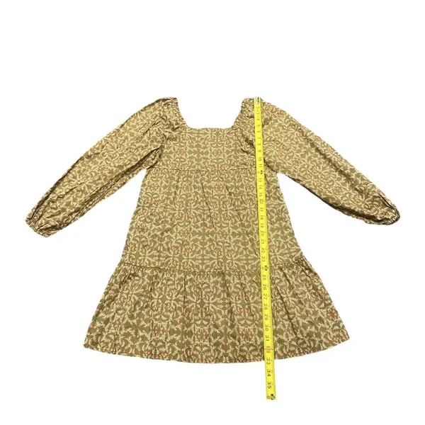 Universal Thread‎ XS Prairie Smocked Floral Long Sleeve Tiered Mini Dress NWT - Image 4