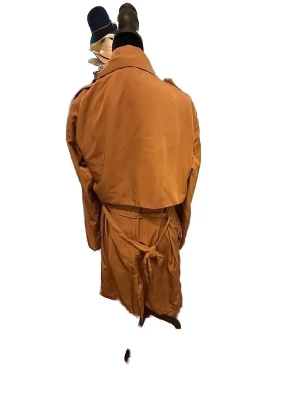 Zara Basic Tan Trench Coat Size XS - Image 3