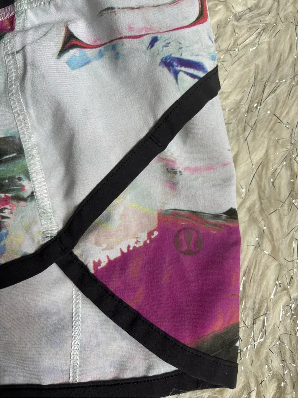 lululemon athletica Women's Multicolor Run Speed Shorts Size 4 - Image 6