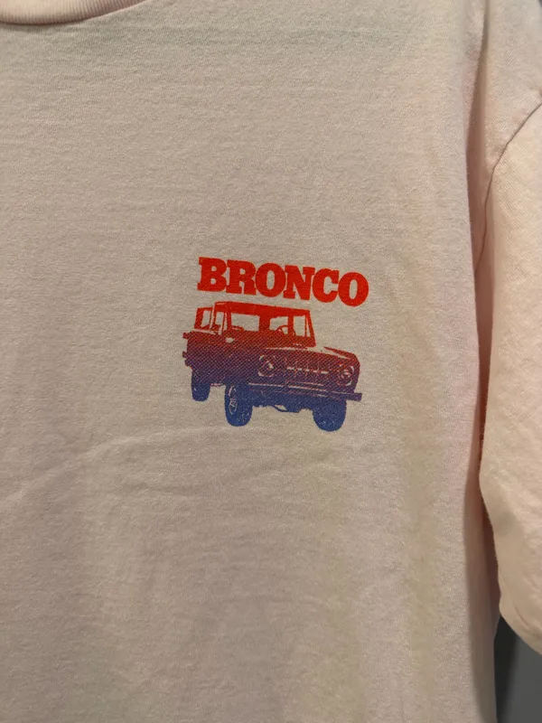 Junk Food Clothing Ford Bronco Vintage Inspired Graphic Tee Pink - Image 3