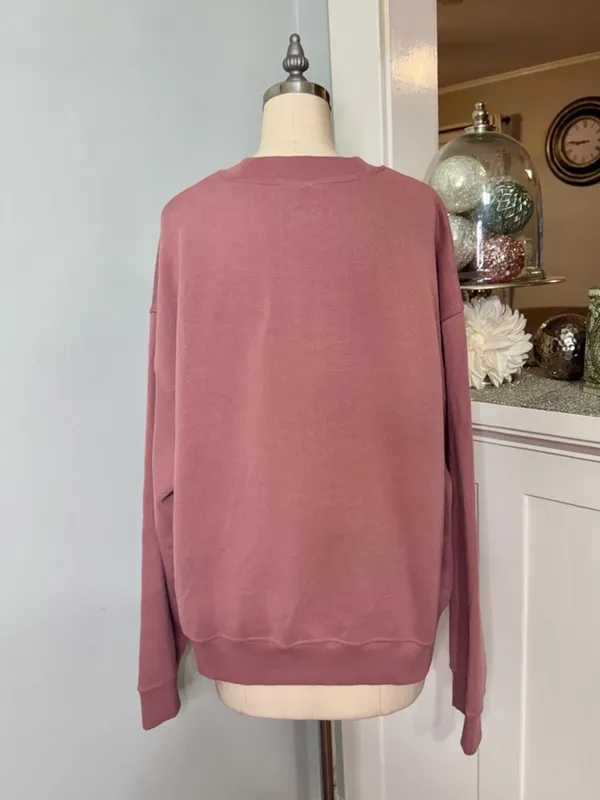 Lululemon Women’s Steady State Oversized Crew Sweatshirt Red Clay Large NWT - Image 7