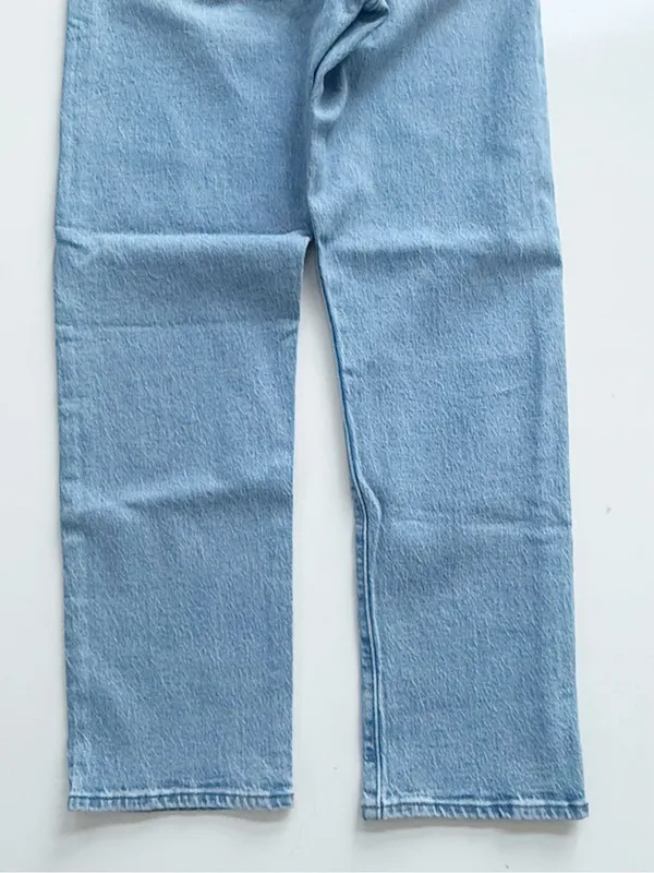 NWT Levi’s Wedgie Straight Light Wash Jeans 30 X 30 - Image 8