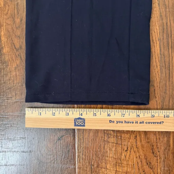 UNIQLO navy elastic waist ponte pants, size M - Image 9
